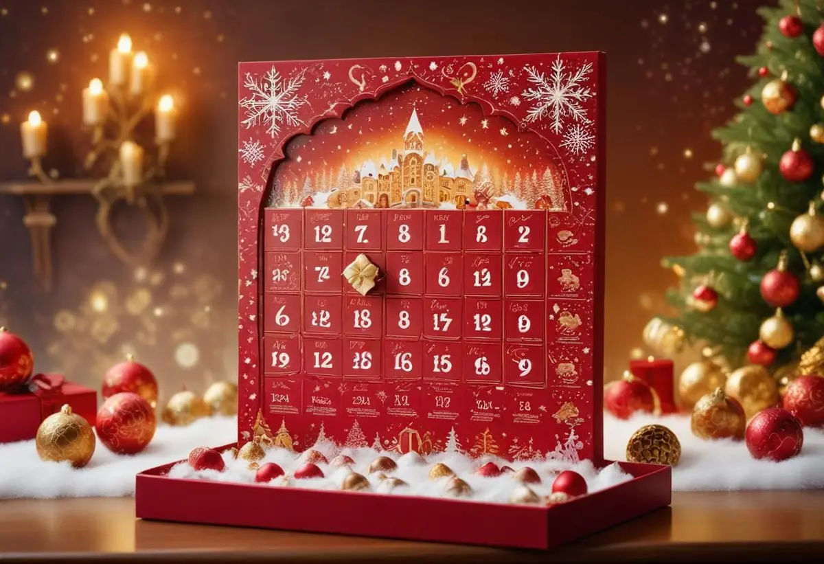 Fira december med lyxiga adventskalendrar i choklad! illustration