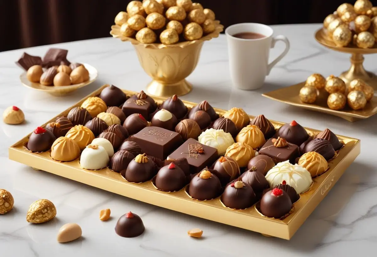 Fira livet med lyxiga chokladpraliner från Lindt! illustration