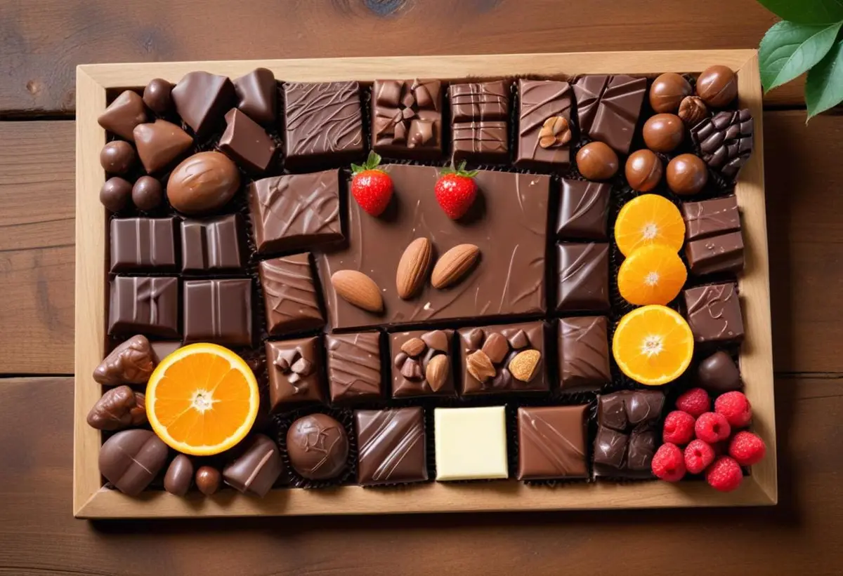 Njut av livet med nötfri choklad! illustration