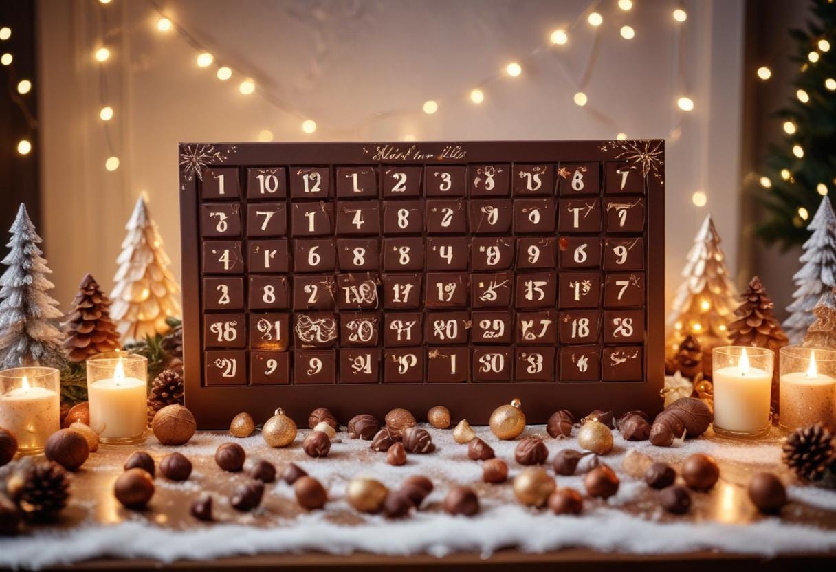 Choklad julkalender – hitta din favorit i december illustration